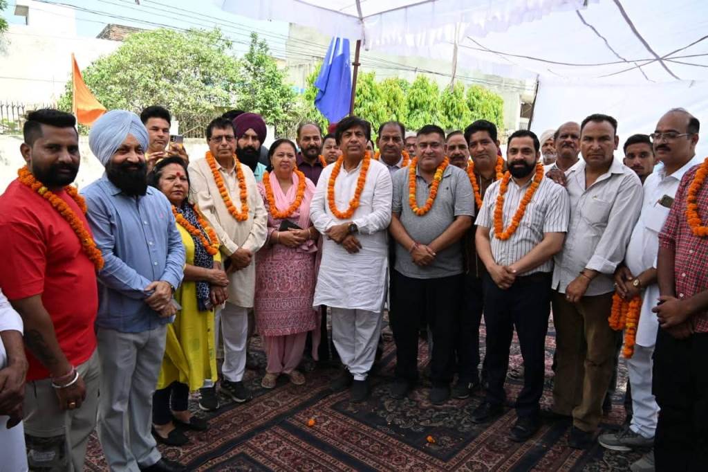 YearsOld Waterlogging Problem at Shimla Pahari Chowk Resolved MLA Jimpa Inaugurates Storm Water Drainage Project